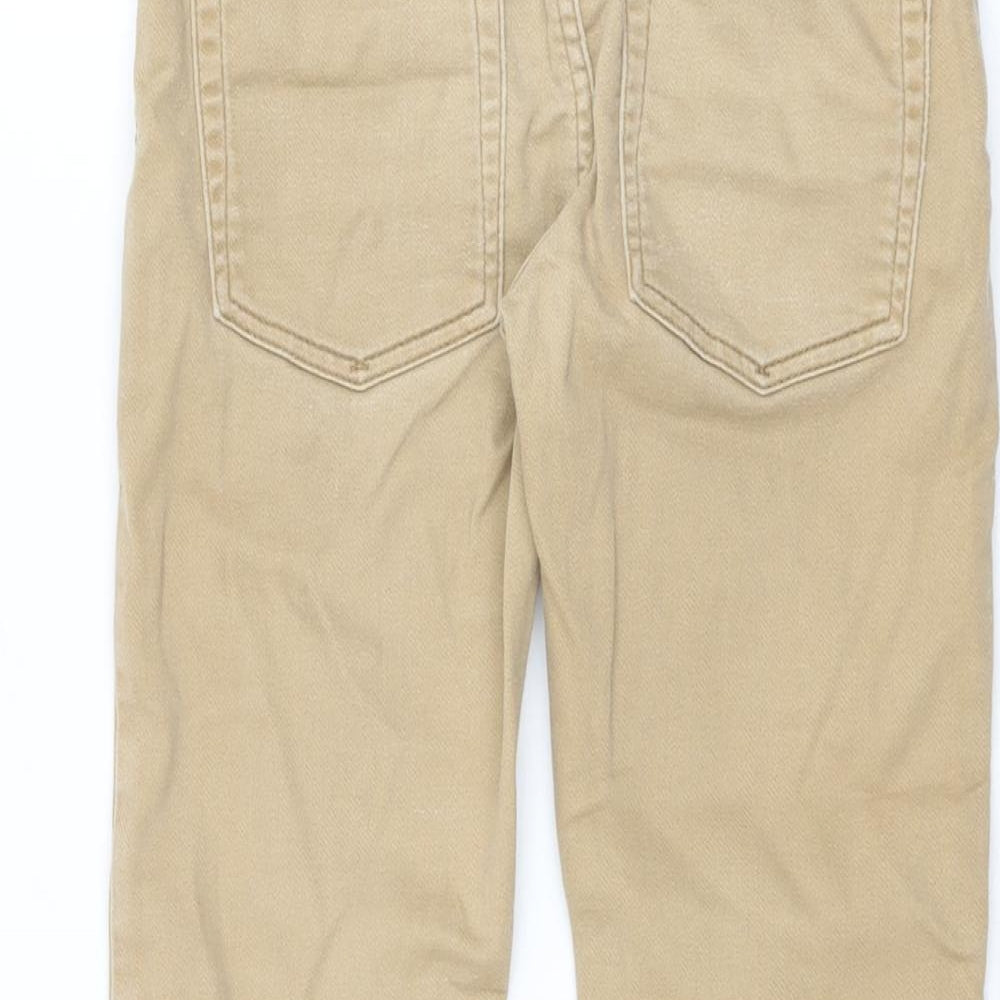 Gap Boys Beige Cotton Chino Trousers Size M L24 in Regular Drawstring