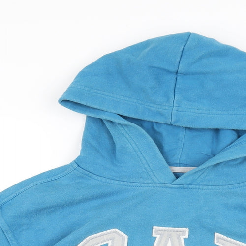 Gap Boys Blue Polyester Pullover Hoodie Size M Pullover