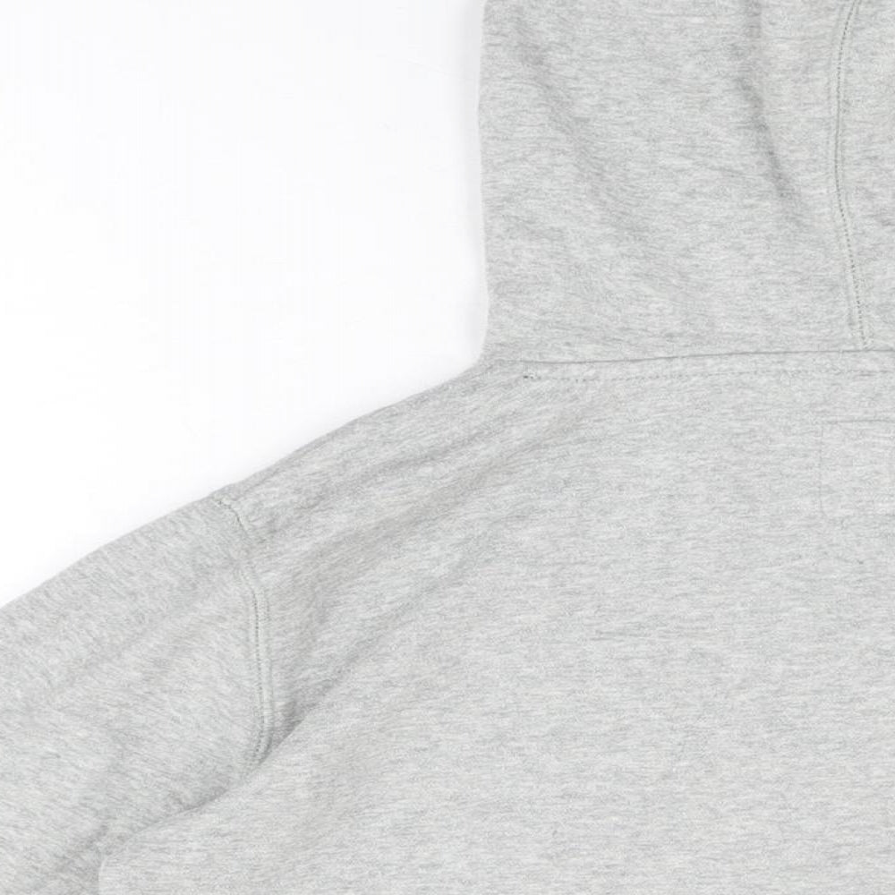 Gap Boys Grey Cotton Pullover Hoodie Size L Pullover
