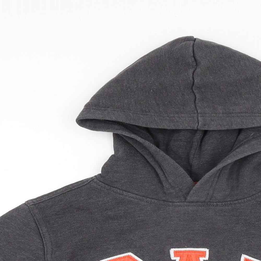 Gap Boys Grey Polyester Pullover Hoodie Size M Pullover