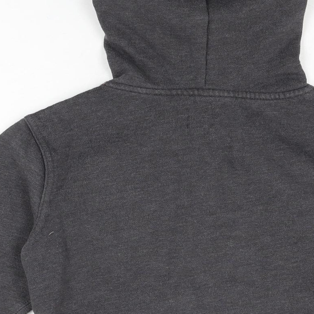 Gap Boys Grey Polyester Pullover Hoodie Size M Pullover