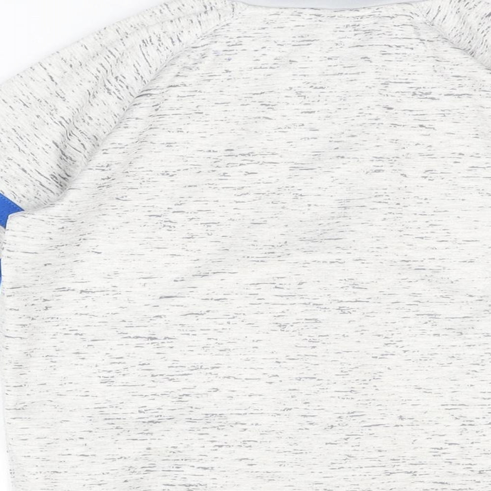 Gap Boys Grey Polyester Full Zip Sweatshirt Size M Zip