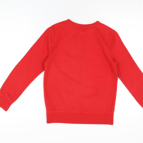 Gap Boys Red Cotton Pullover Sweatshirt Size L Pullover