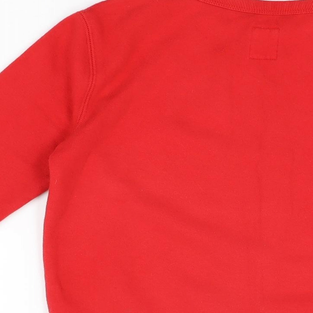 Gap Boys Red Cotton Pullover Sweatshirt Size L Pullover