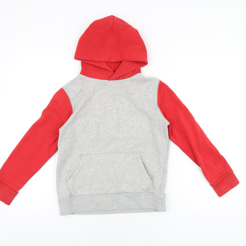 Gap Boys Grey Cotton Pullover Hoodie Size M Pullover