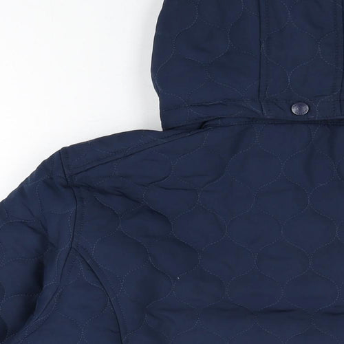 Tresspass Womens Blue Overcoat Coat Size XL Zip