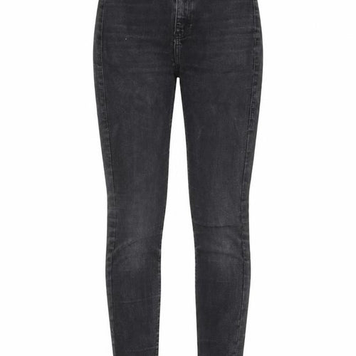 Topshop Womens Black Cotton Skinny Jeans Size 25 in L30 in Regular Zip
