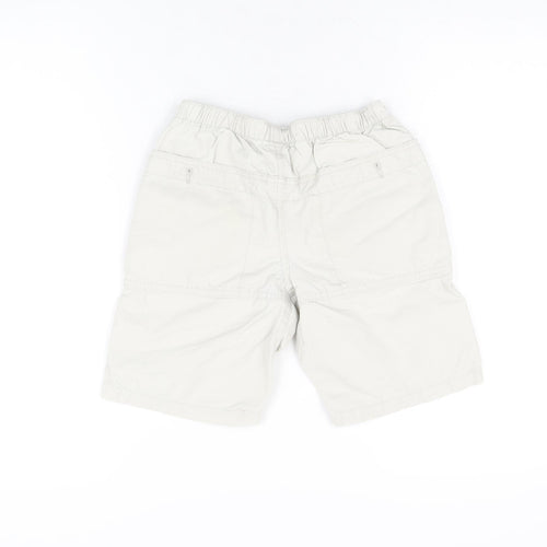 Gap Boys Grey Cotton Bermuda Shorts Size M Regular Tie