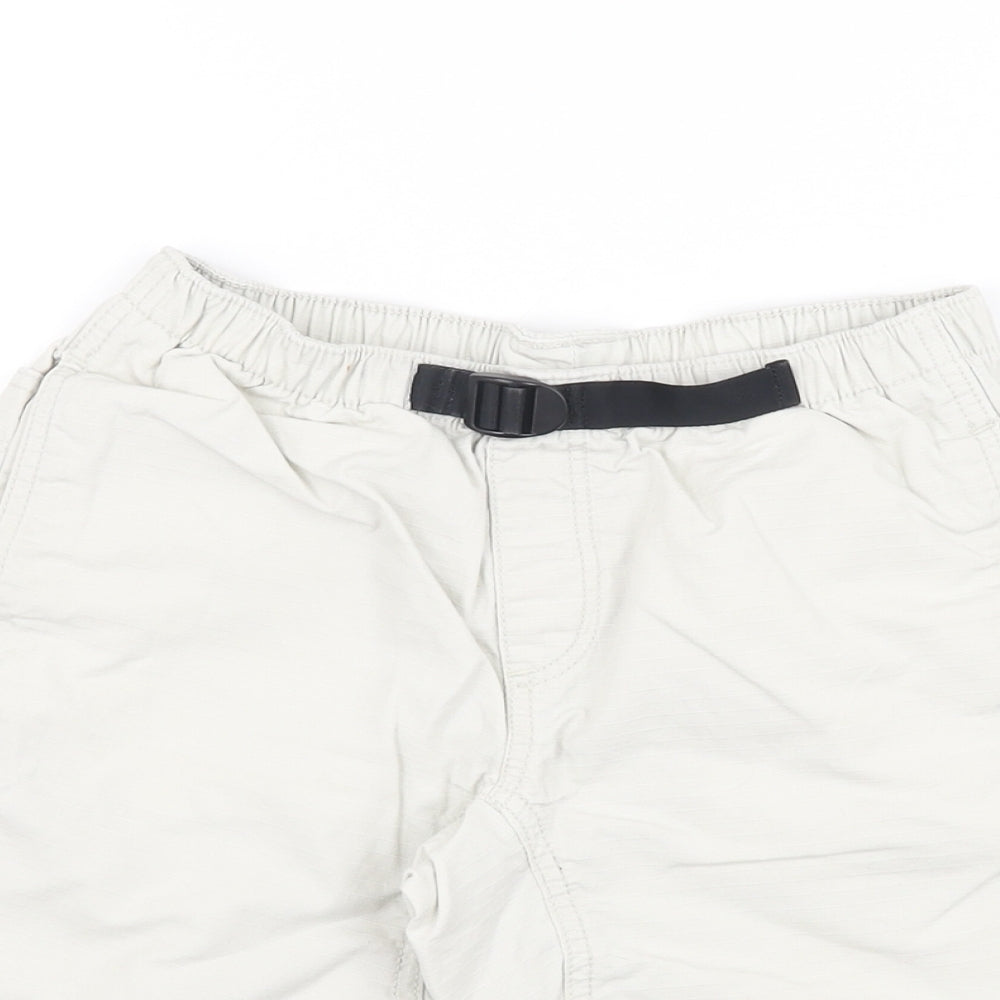 Gap Boys Grey Cotton Bermuda Shorts Size M Regular Tie