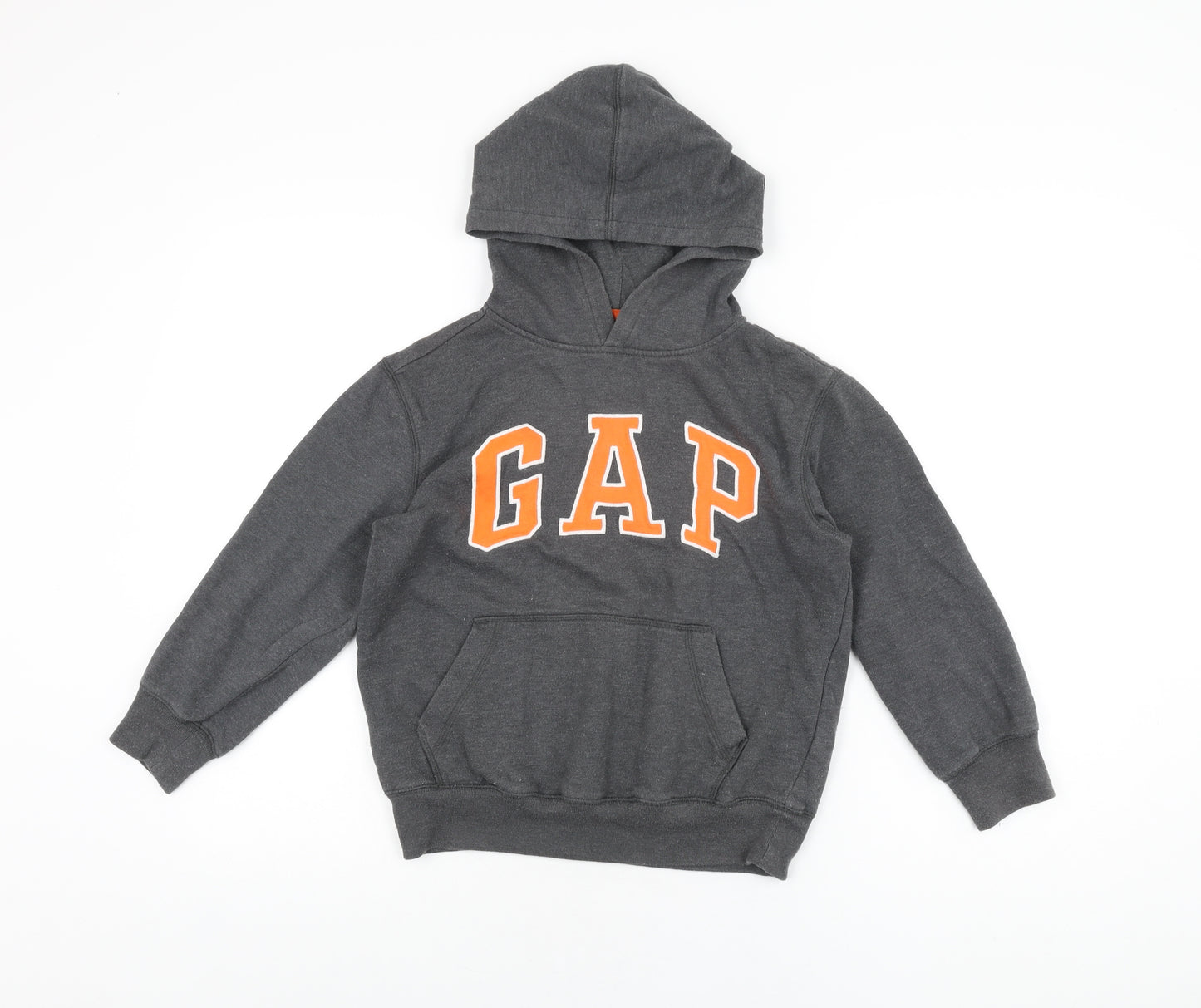Gap Boys Grey Cotton Pullover Hoodie Size M Pullover