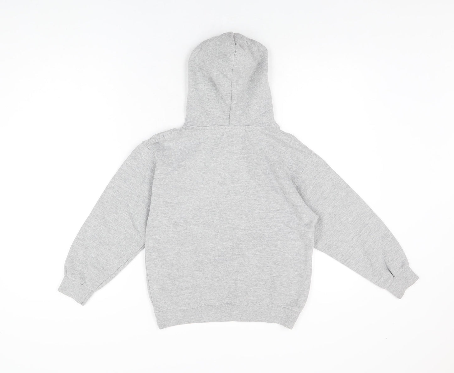 Wrap Apparel Boys Grey Polyester Pullover Hoodie Size 9-10 Years Pullover - Cymru