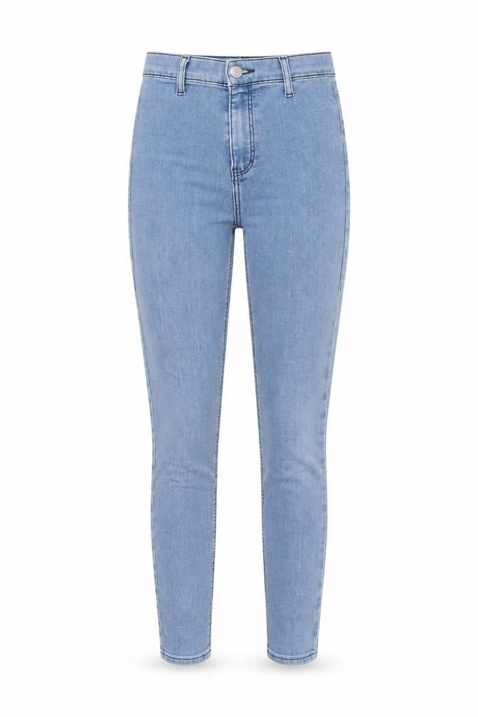 Topshop Womens Blue Cotton Skinny Jeans Size 25 in L30 in Regular Zip