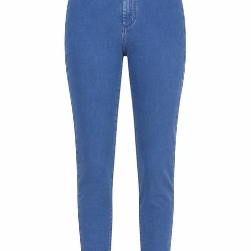 Topshop Womens Blue Cotton Skinny Jeans Size 25 in L30 in Regular Zip
