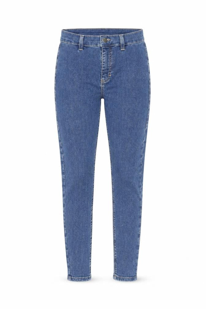 Topshop Womens Blue Cotton Skinny Jeans Size 25 in L30 in Regular Zip