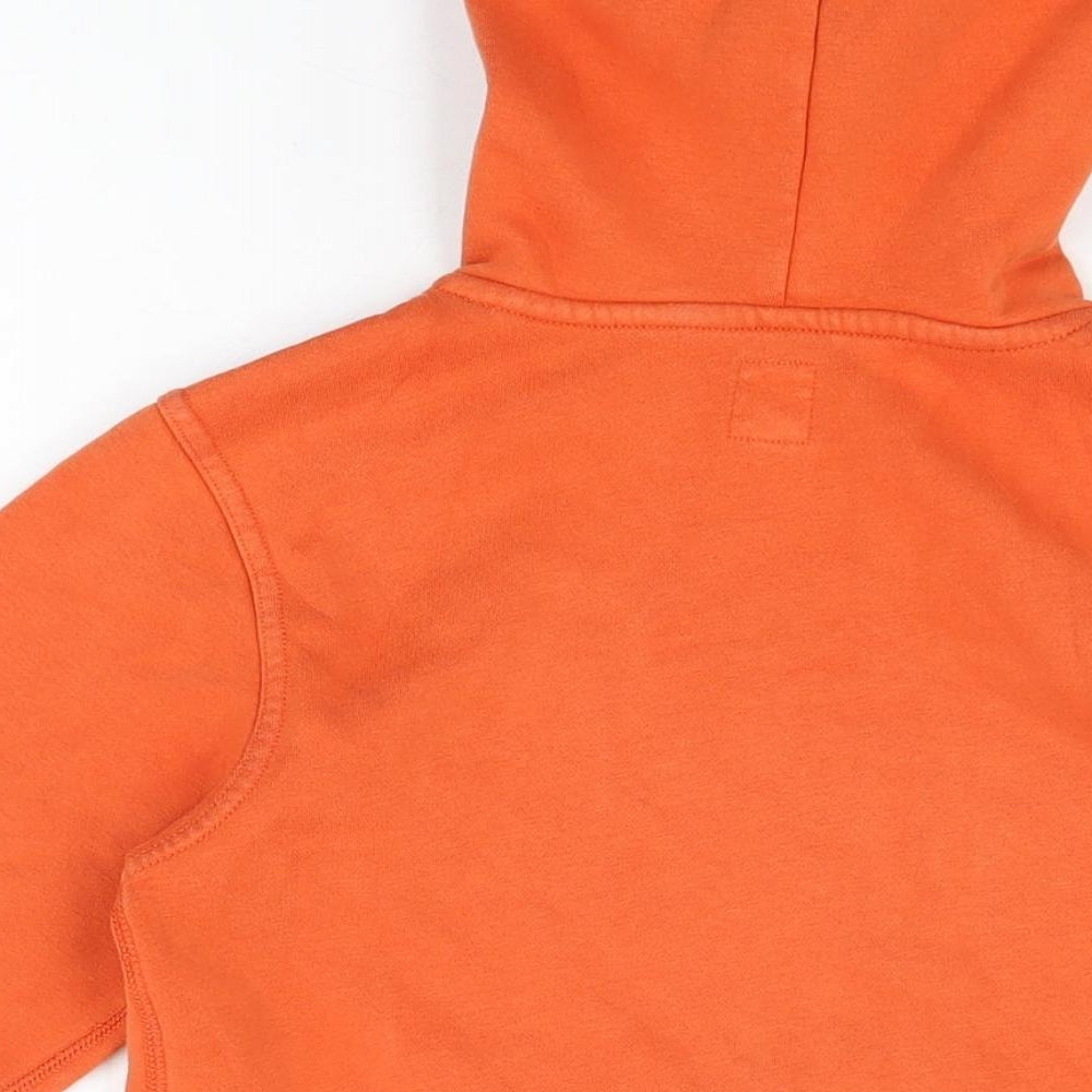 Gap Boys Orange Cotton Pullover Hoodie Size M Pullover