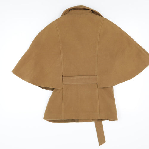 Debenhams Womens Beige Jacket Coat Size 10 Button