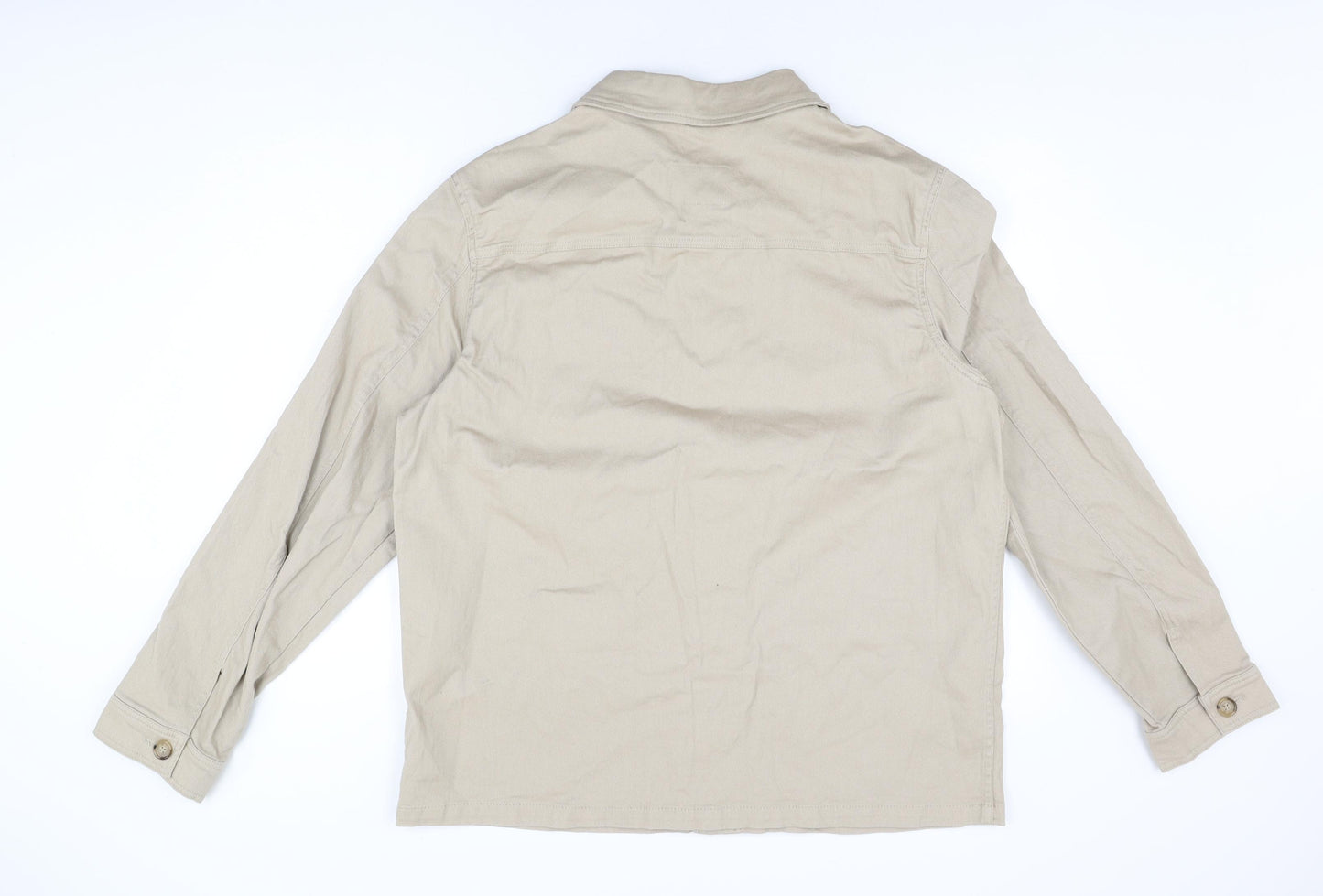 Marks and Spencer Mens Beige Jacket Size XL Button