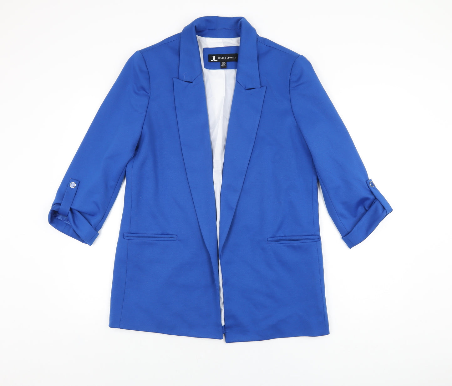 Jules & Leopold Womens Blue Jacket Blazer Size L