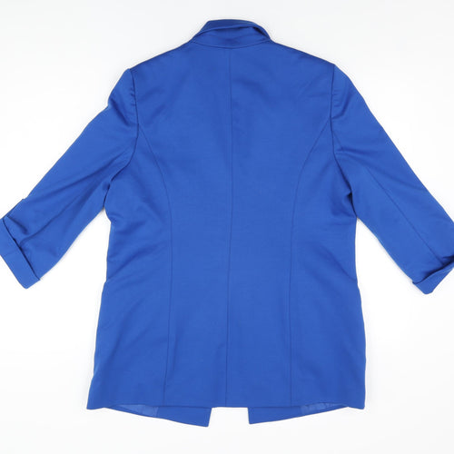 Jules & Leopold Womens Blue Jacket Blazer Size L