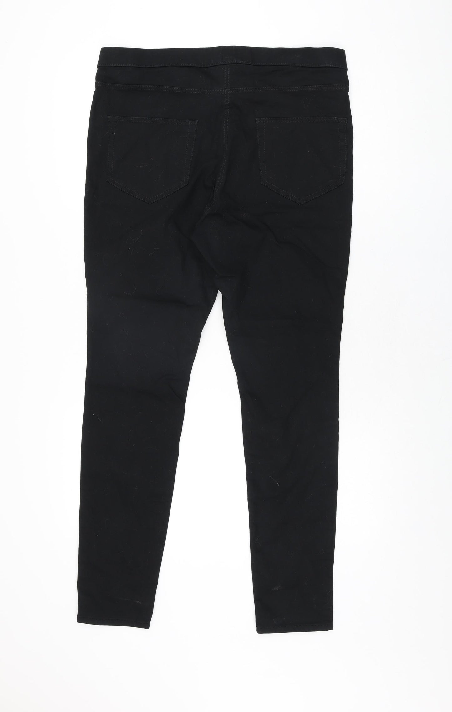 H&M Womens Black Cotton Jegging Leggings Size 20 L30 in