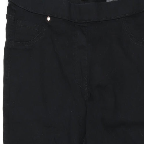 H&M Womens Black Cotton Jegging Leggings Size 20 L30 in