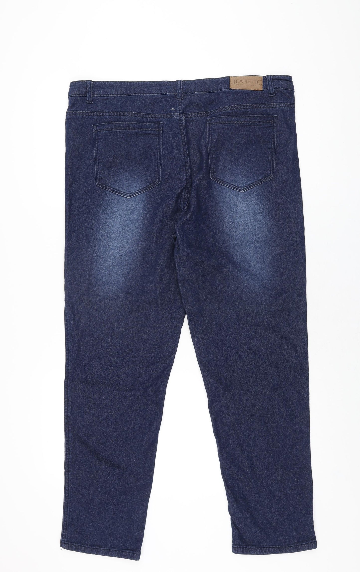 Avon Womens Blue Cotton Skinny Jeans Size 18 L28.5 in Regular Zip