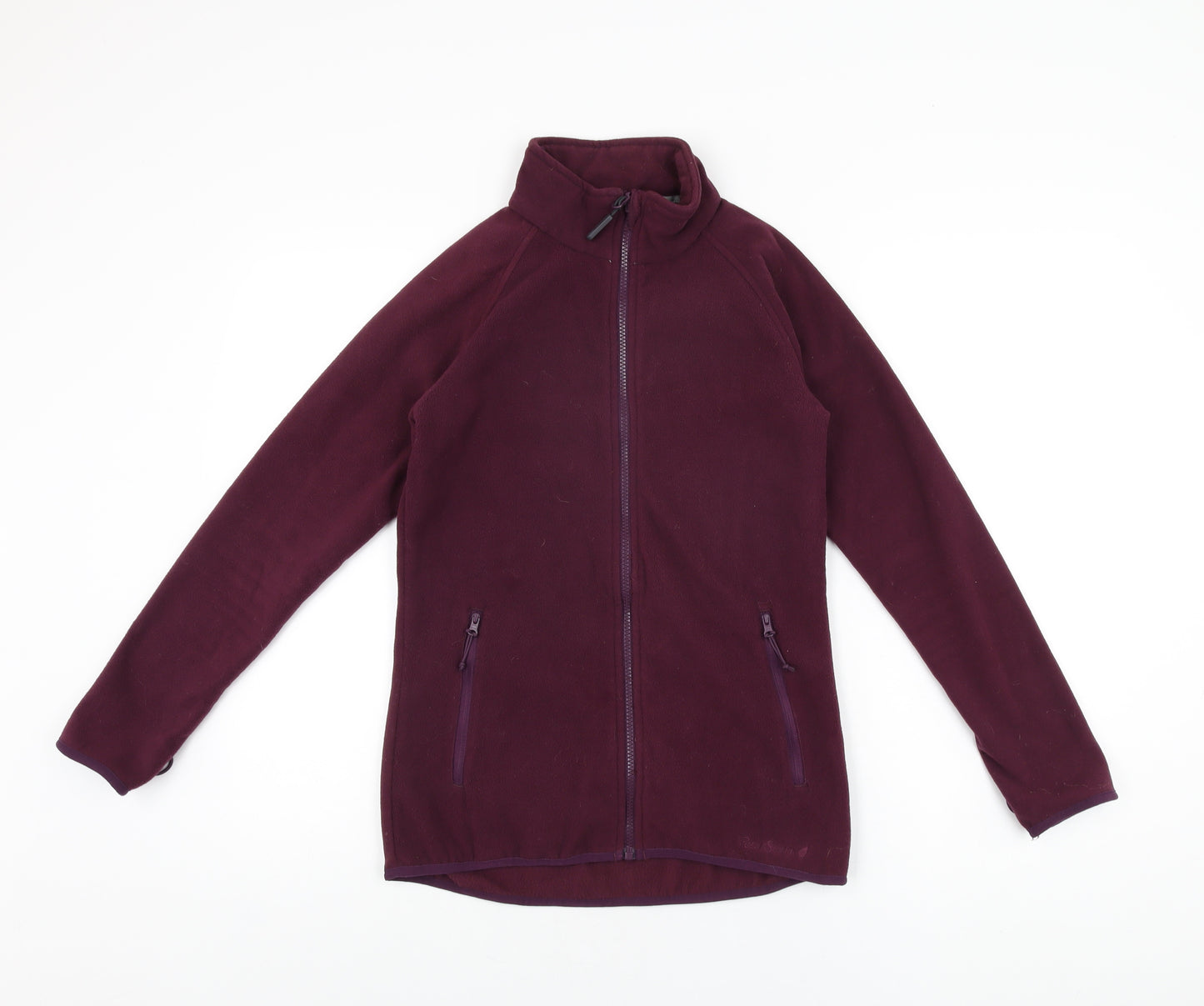 Peter Storm Womens Red Polyester Full Zip Sweatshirt Size 8 Zip