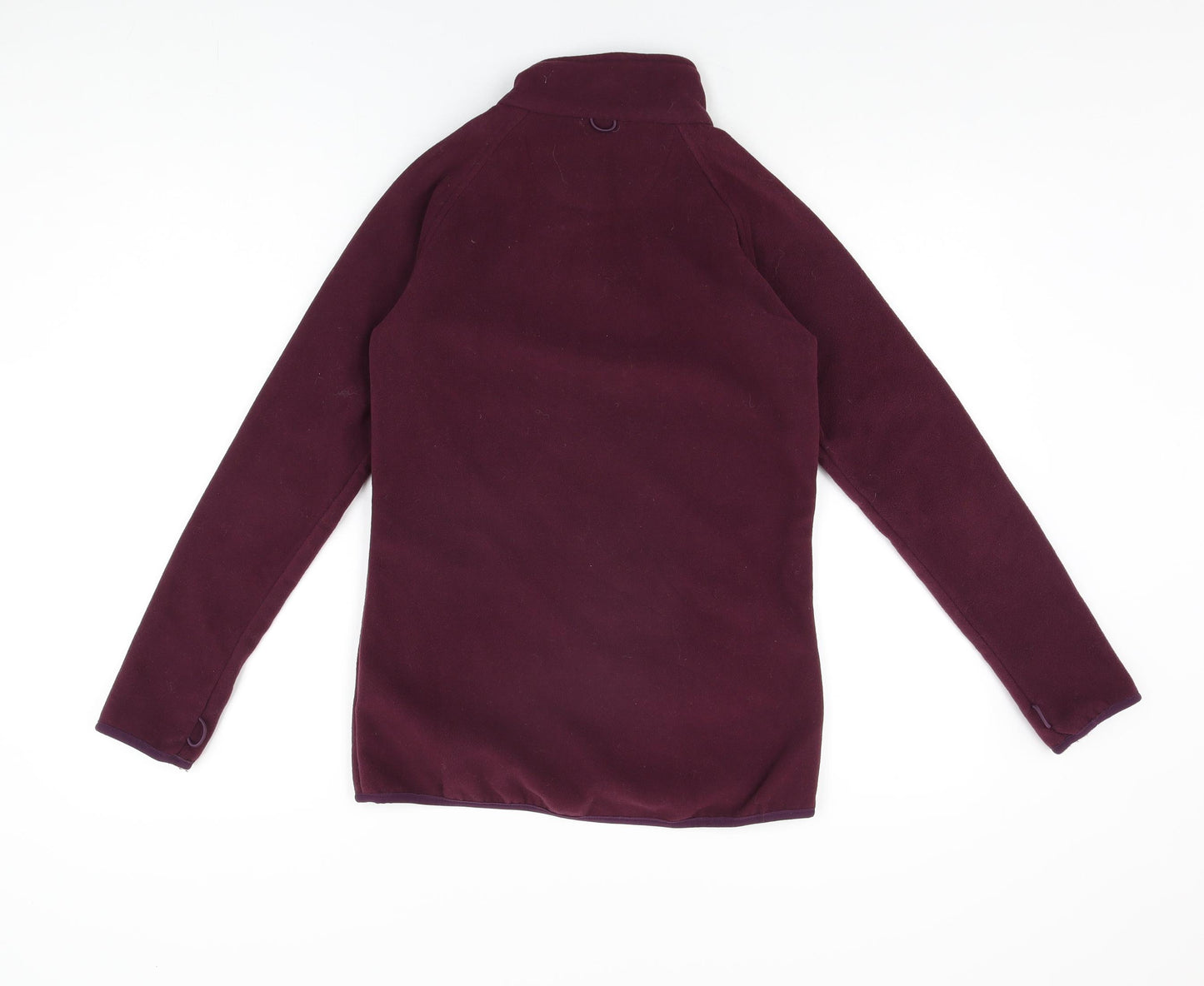 Peter Storm Womens Red Polyester Full Zip Sweatshirt Size 8 Zip