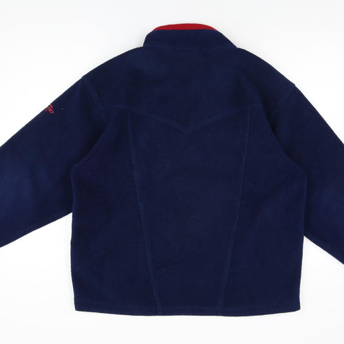 Regatta Mens Blue Polyester Full Zip Sweatshirt Size M