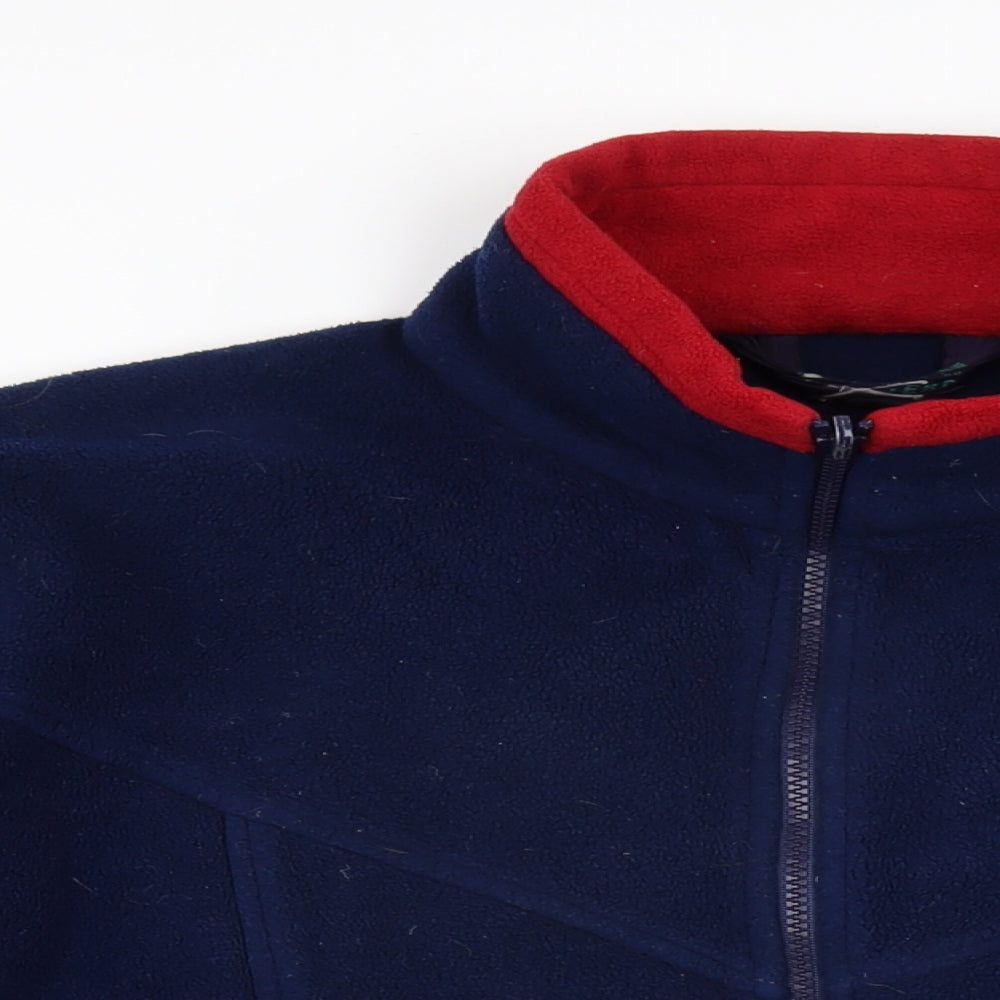 Regatta Mens Blue Polyester Full Zip Sweatshirt Size M