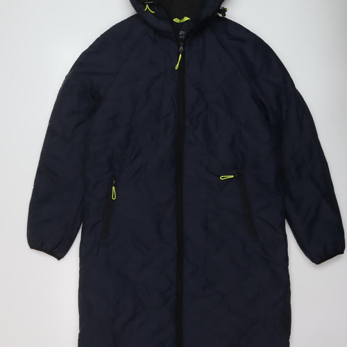 GOODMOVE Womens Blue Jacket Size L Zip