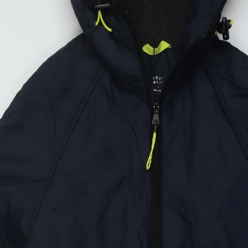 GOODMOVE Womens Blue Jacket Size L Zip
