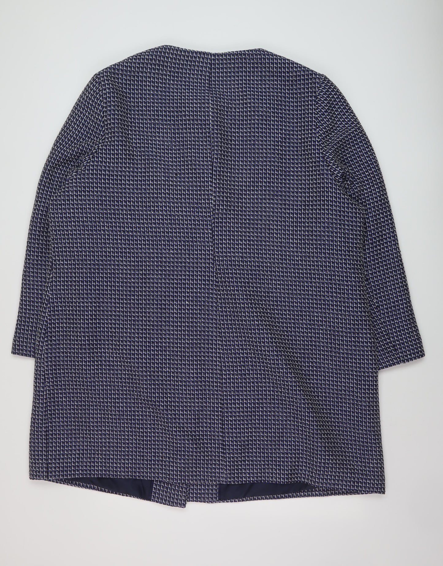 Bonmarché Womens Blue Jacket Size 24 Snap
