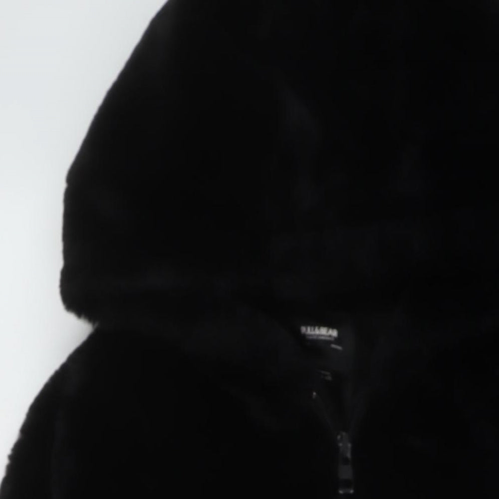 Pull&Bear Womens Black Jacket Size L Zip
