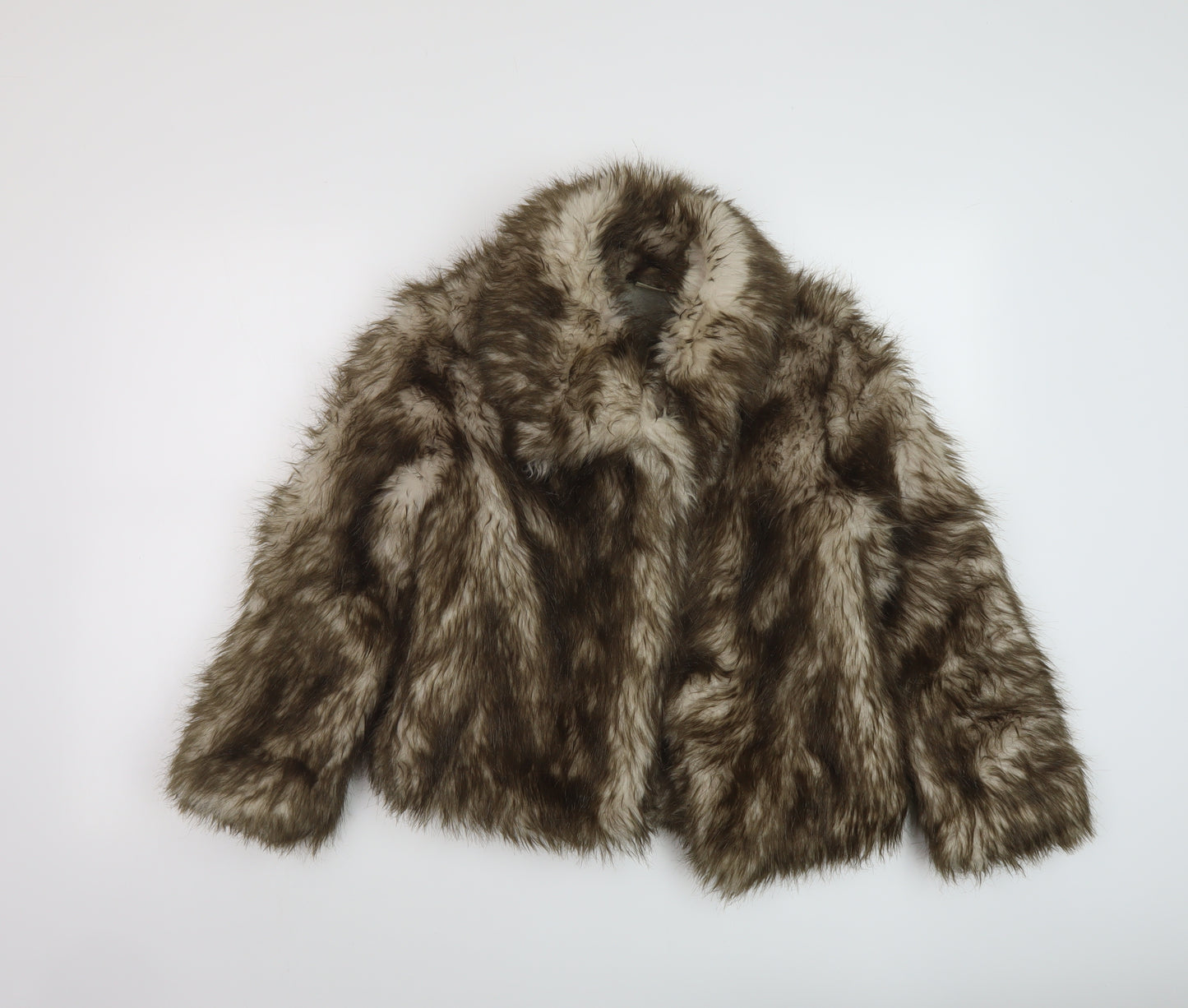 NEXT Girls Brown Jacket Size 9-10 Years Button