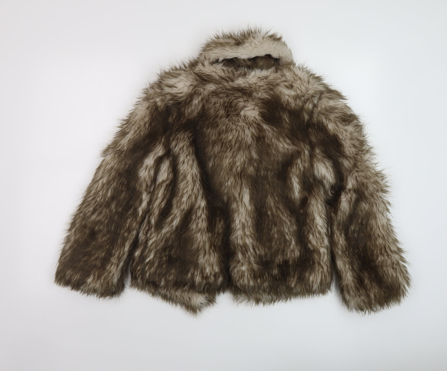 NEXT Girls Brown Jacket Size 9-10 Years Button