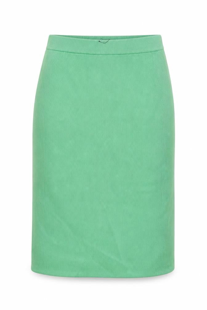 Marks and Spencer Womens Green Viscose A-Line Skirt Size XL