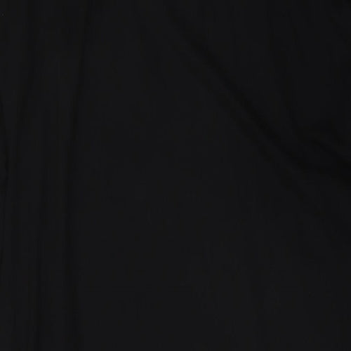 Marks and Spencer Womens Black Polyester Jumper Dress Size 20 Round Neck Pullover