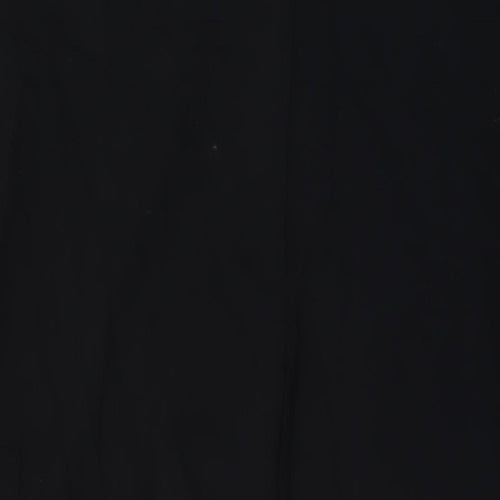 Marks and Spencer Womens Black Polyester Trousers Size 22 L28 in Regular Hook & Eye