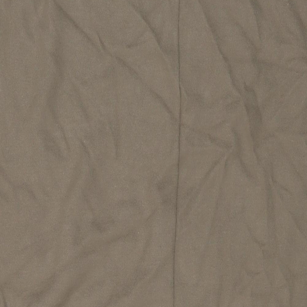 Marks and Spencer Womens Beige Polyester A-Line Skirt Size 20