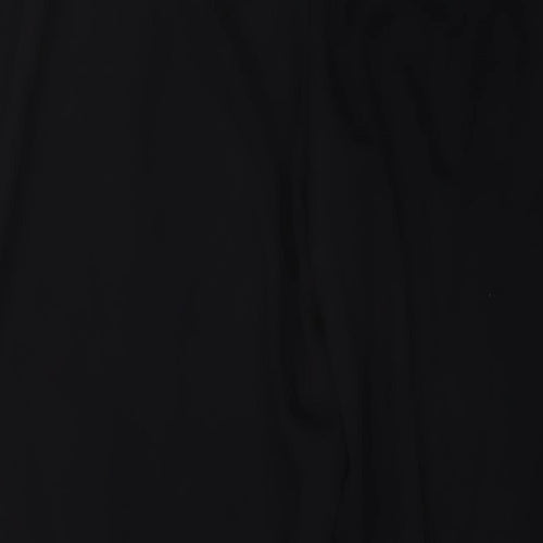 Marks and Spencer Womens Black Polyester Trousers Size 20 L28 in Regular