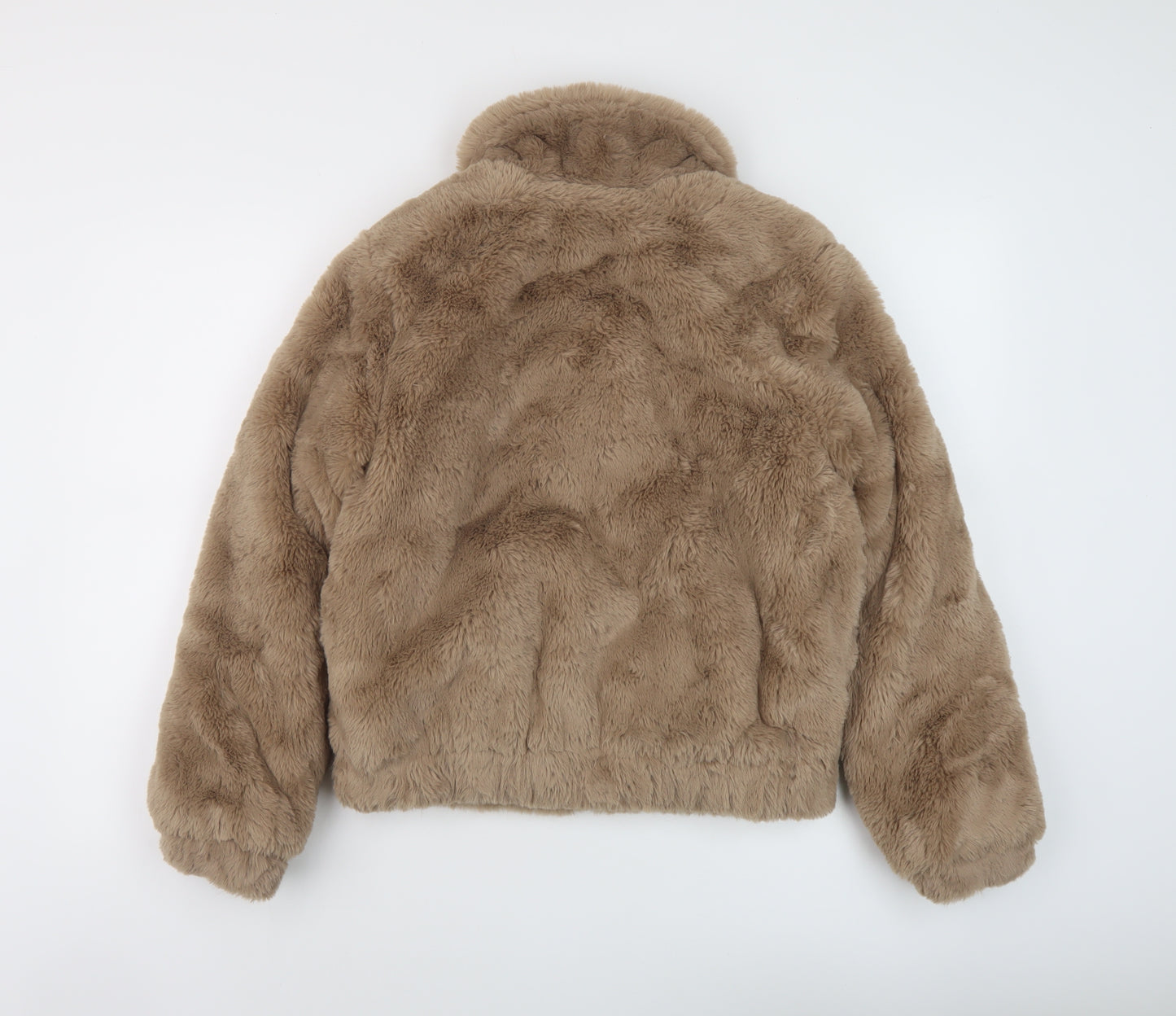 Marks and Spencer Girls Beige Jacket Size 13-14 Years Zip