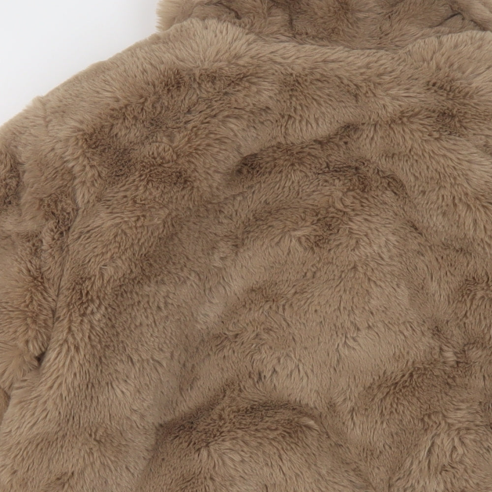 Marks and Spencer Girls Beige Jacket Size 13-14 Years Zip