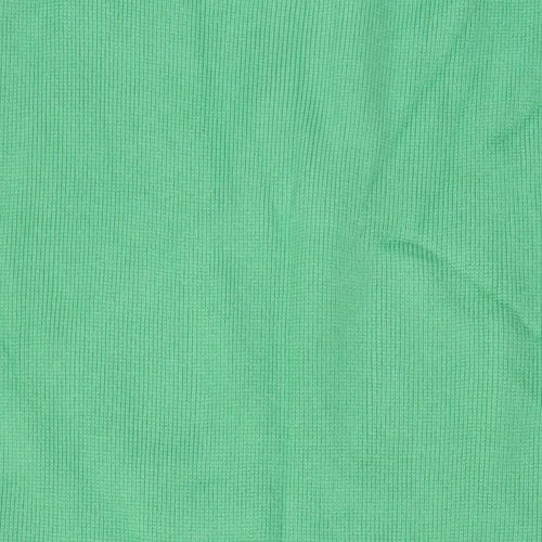 Marks and Spencer Womens Green Viscose A-Line Skirt Size L