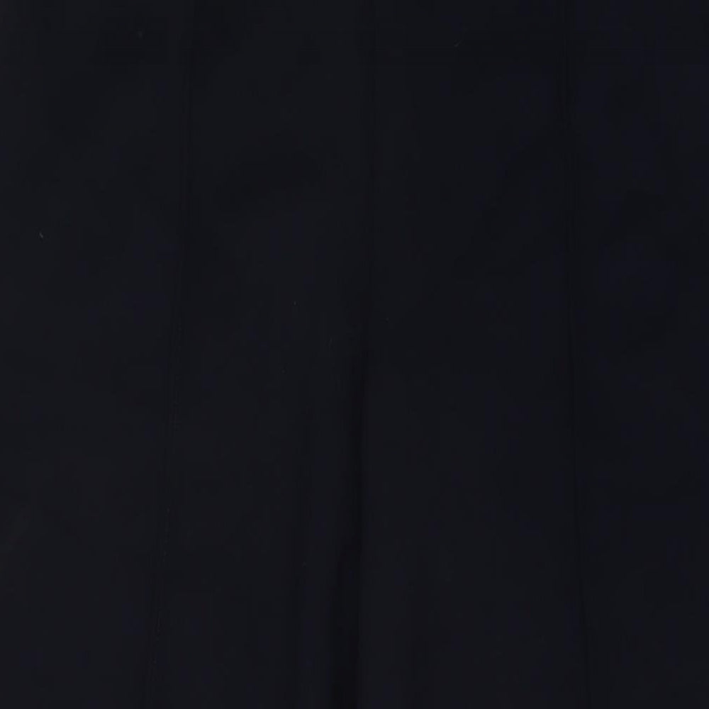 Marks and Spencer Womens Blue Polyester Trousers Size 16 L38 in Regular