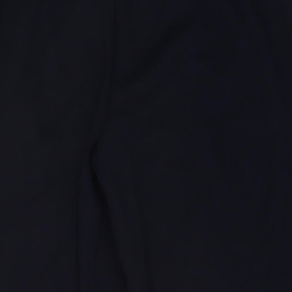 Marks and Spencer Womens Blue Polyester Trousers Size 16 L38 in Regular