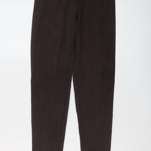 Marks and Spencer Womens Brown Polyester Jegging Leggings Size 6 L29 in