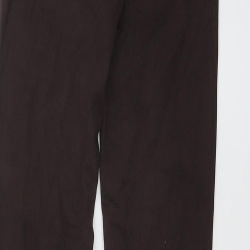 Marks and Spencer Womens Brown Polyester Jegging Leggings Size 6 L29 in