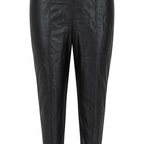 Marks and Spencer Womens Black Polyurethane Jegging Trousers Size 20 L25 in Regular