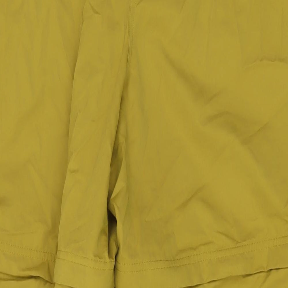 GOODMOVE Womens Yellow Polyester Cargo Trousers Size 20 L29 in Regular Snap